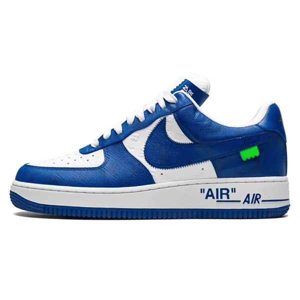 Nike Air Force 1 Low by Virgil Abloh x LOUIS VUITTON LV Bluewhite