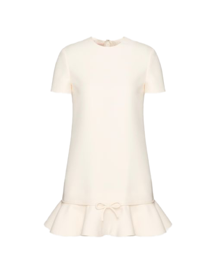 Crepe Couture Short Dress
