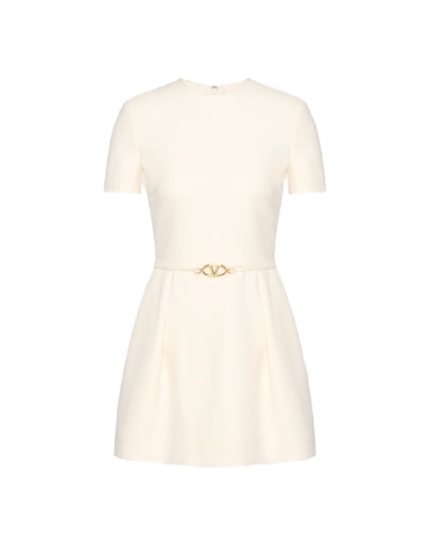 Crepe Couture Short Dress