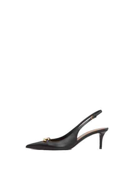 The Bold Edition Vlogo Calfskin Slingback Pump 60mm