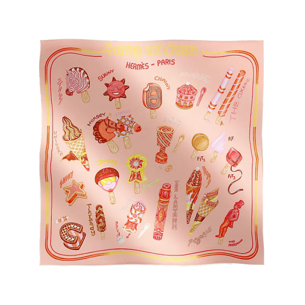 Funny Ice Cream Scarf 70