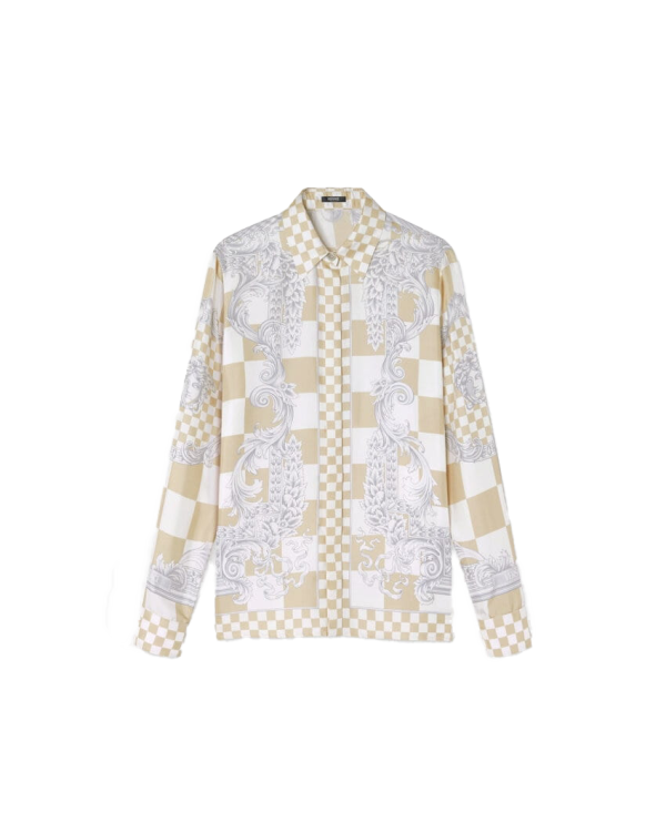 Medusa Contrasto Silk Shirt