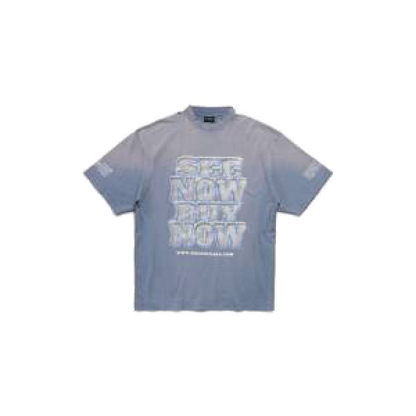 Snbn T-Shirt Large Fit In Blue
