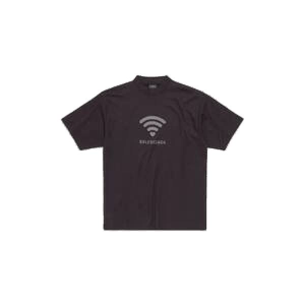 Lo_ve T-Shirt Medium Fit In Off White/Black