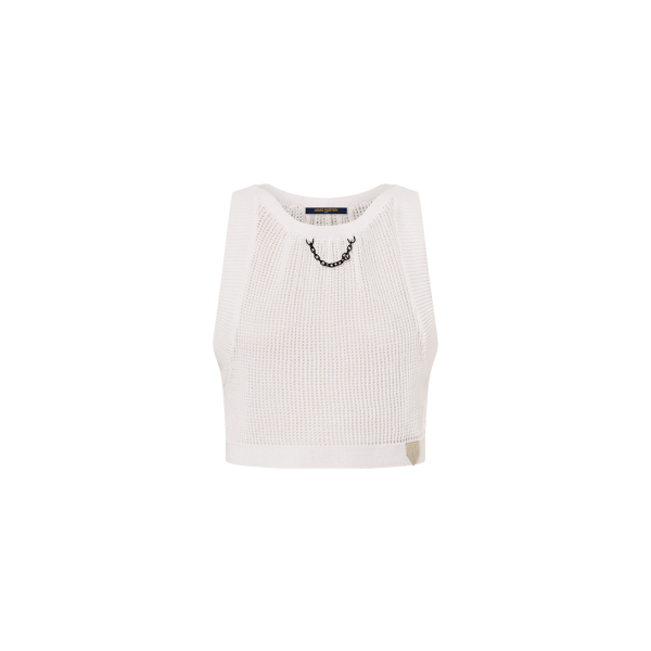 Mesh Knit Crop Top