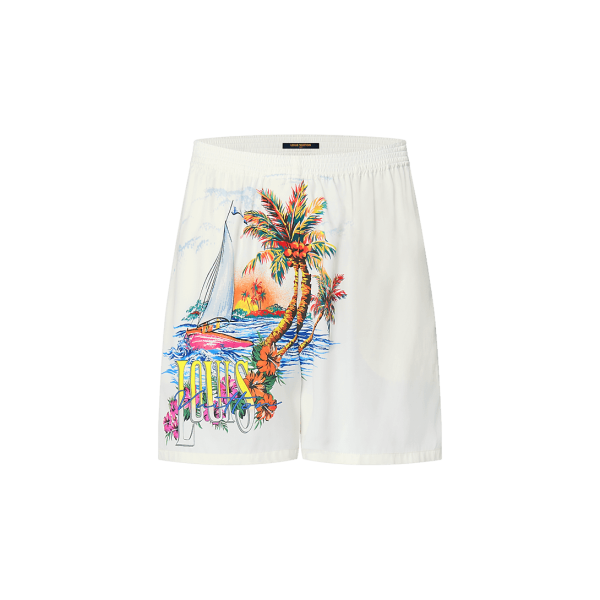 Sunset Sailboat Pajama Shorts