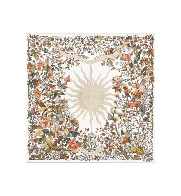 Dior 4 Saisons Automne Soleil 90 Square Scarf