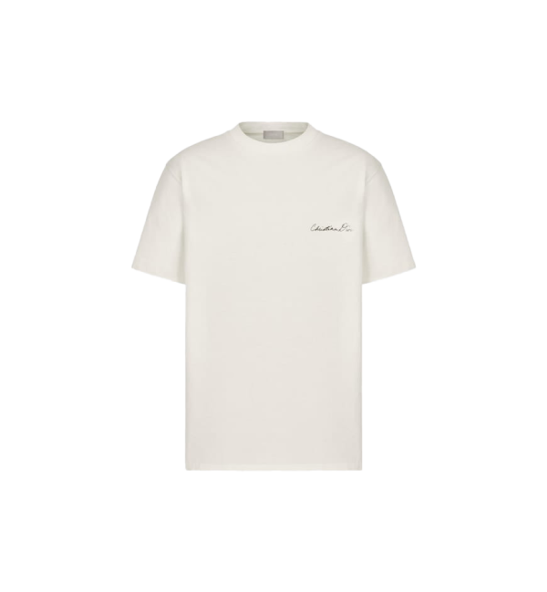 Handwritten Christian Dior T-Shirt, Relaxed Fit