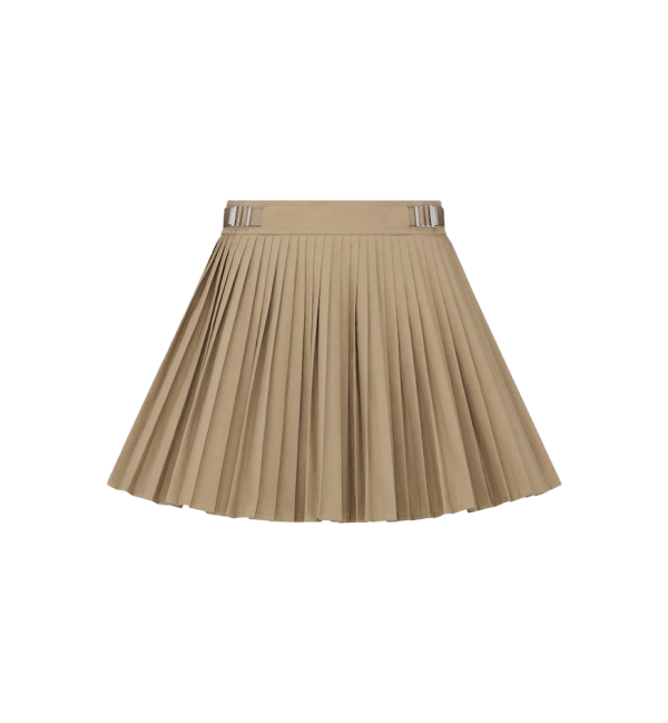 Pleated Miniskirt