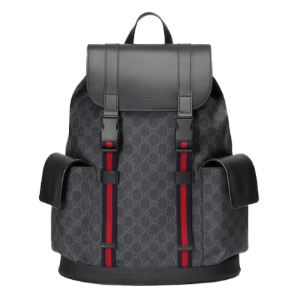 Gg Black Backpack