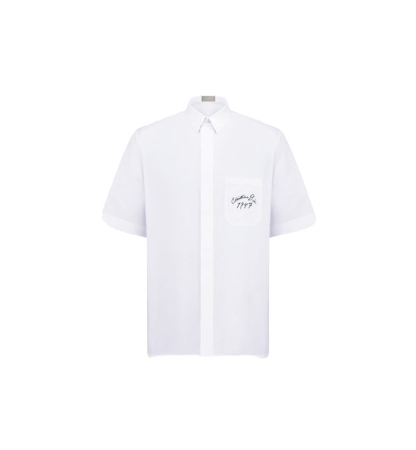 Handwritten Christian Dior 1947 Short-Sleeved Shirt
