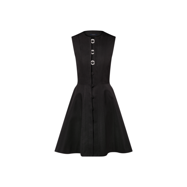 Jewel Button Dress