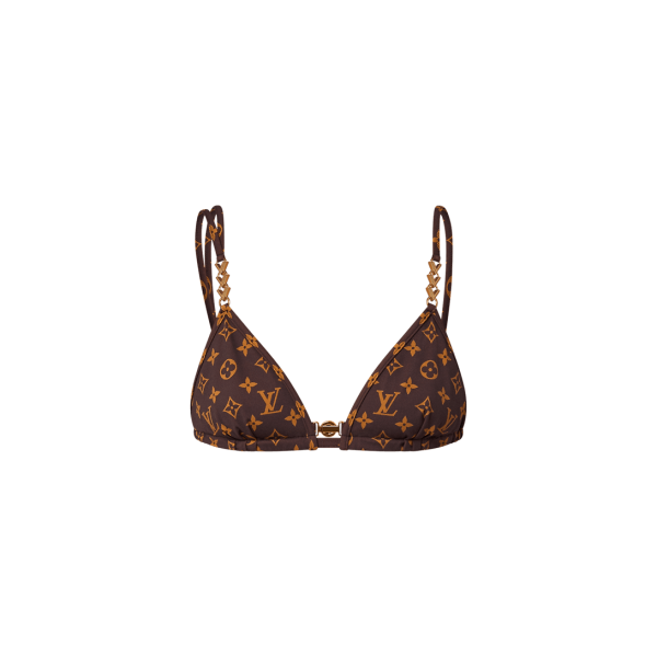Monogram Bikini Top