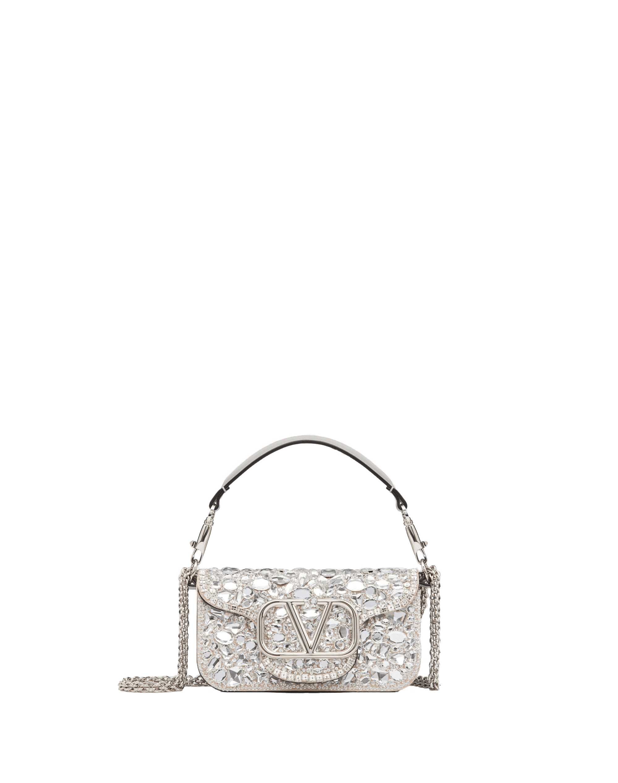 Small Locò Shoulder Bag With Crystals
