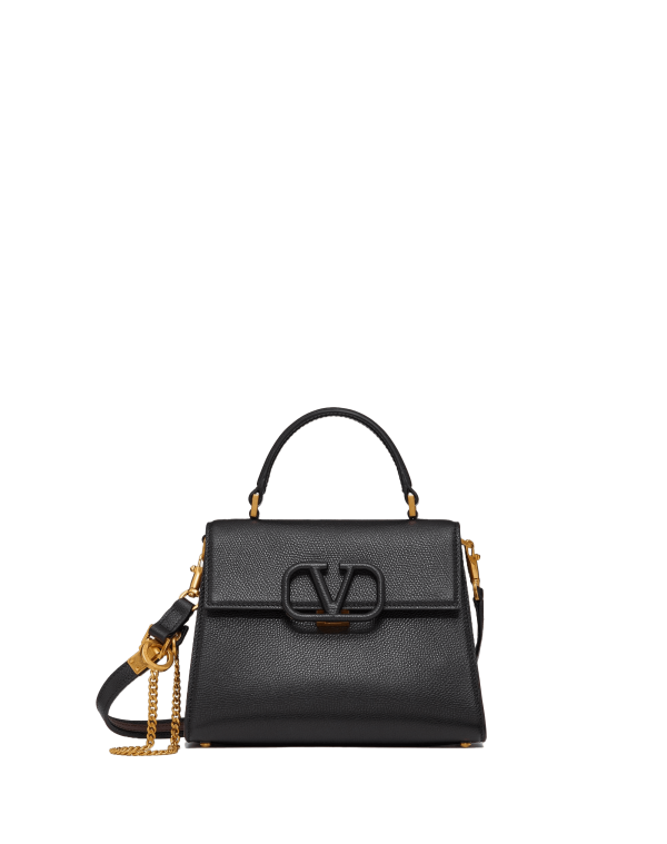 Small Vsling Grainy Calfskin Handbag