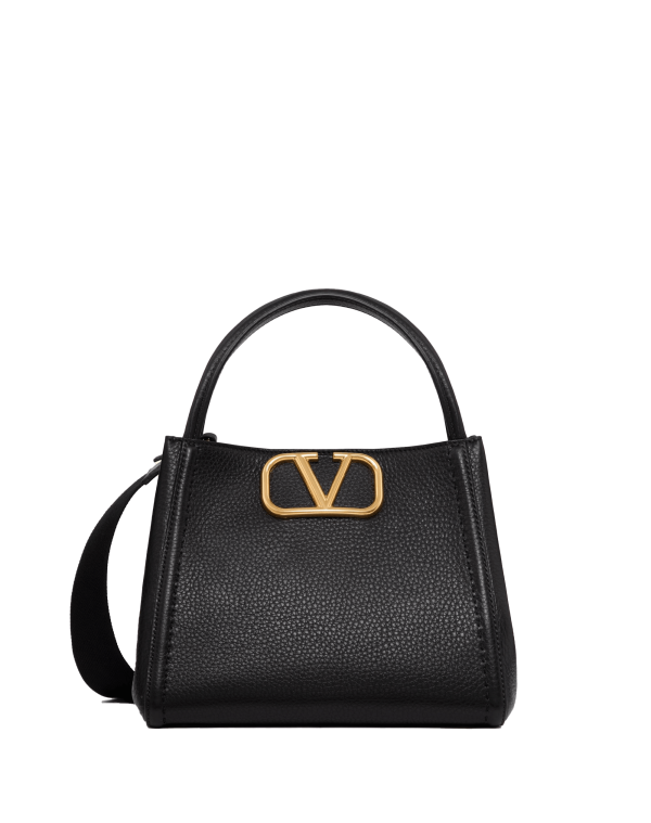 Valentino Garavani Alltime Medium Handbag In Grainy Calfskin