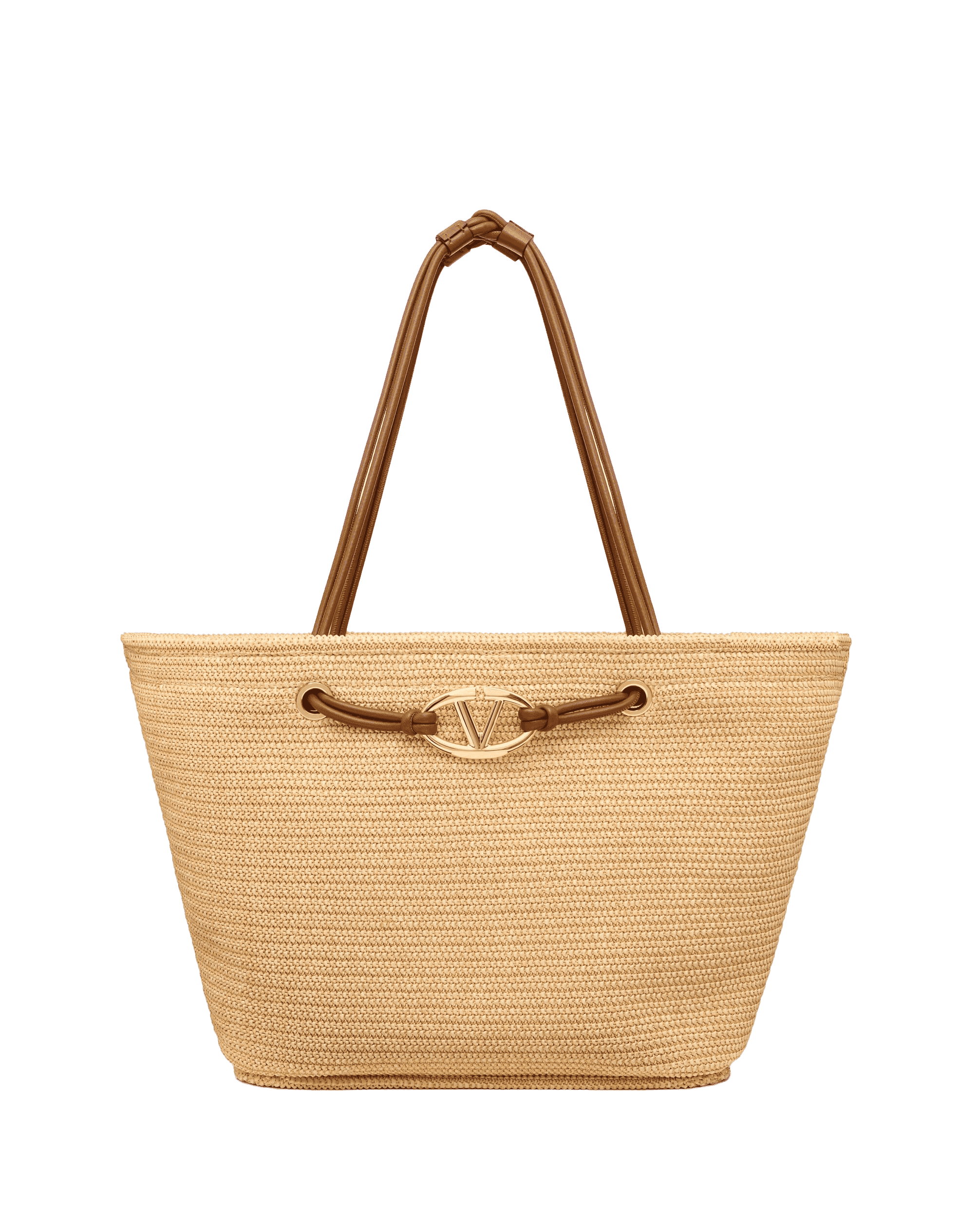 Valentino Garavani Escape Large Raffia Shopping Bag