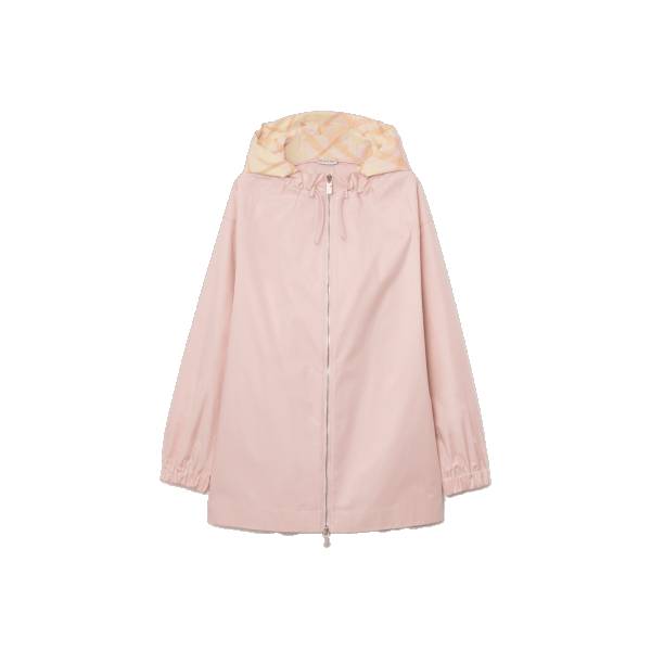 Check Hood Gabardine Parka