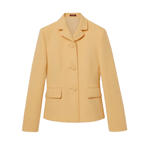 Light wool crêpe jacket