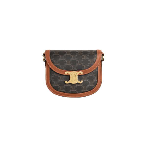 Besace Clea In Triomphe Canvas And Calfskin