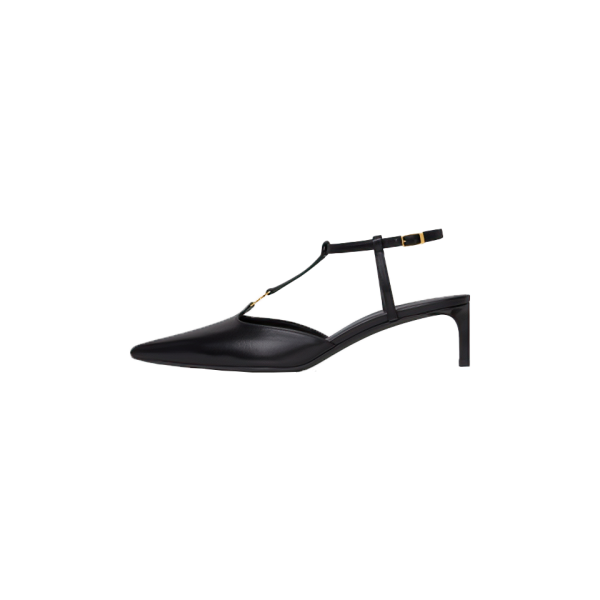 Celine Kitten T-Bar Strap Pump In Calfskin