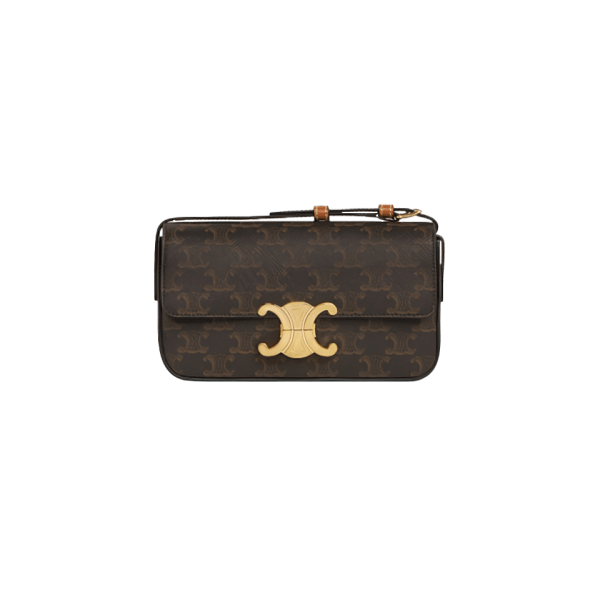 Shoulder Bag Claude In Triomphe Canvas And Calfskin