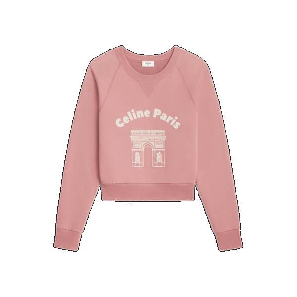 Arc De Triomphe Sweatshirt In Cotton Fleece